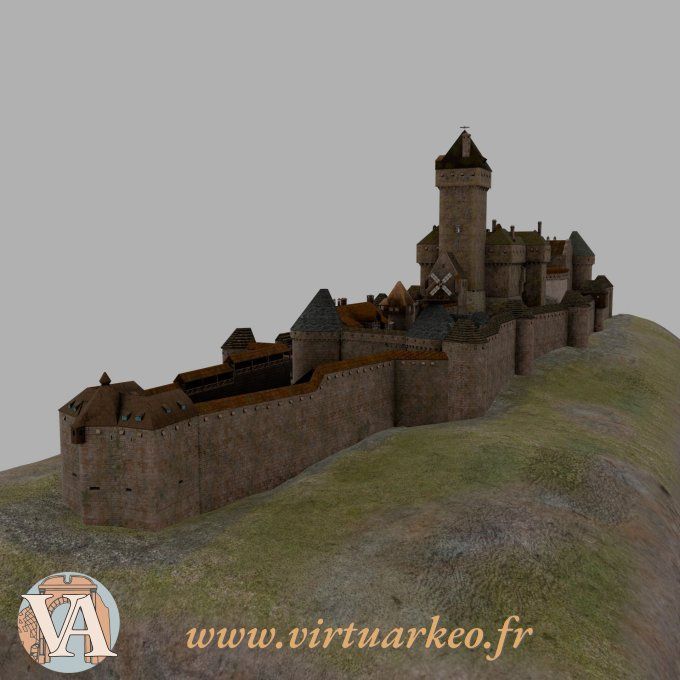 Château inspiré du Haut-Koenigsbourg