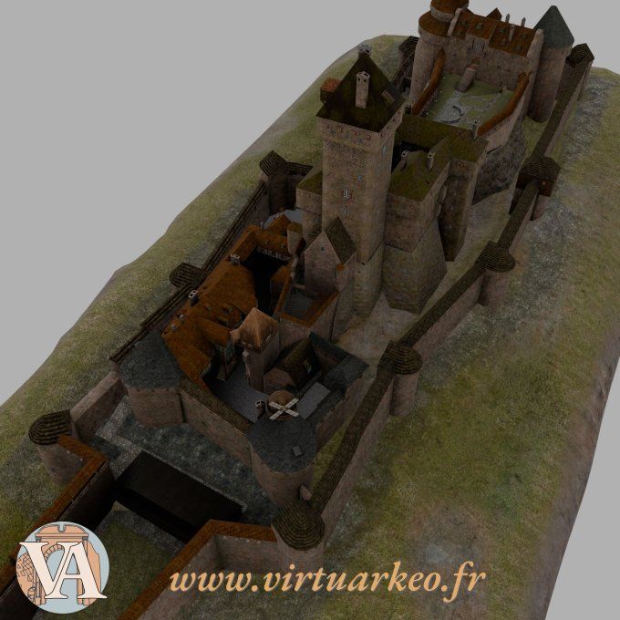 Château inspiré du Haut-Koenigsbourg