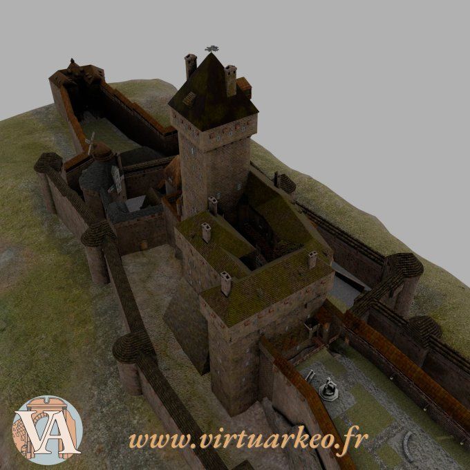 Château inspiré du Haut-Koenigsbourg