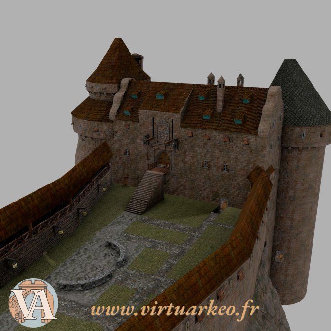 Château inspiré du Haut-Koenigsbourg